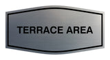 Signs ByLITA Fancy Terrace Area Sign