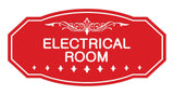 Victorian Electrical Room Sign