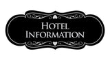 Signs ByLITA Designer Hotel Information Sign
