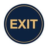 Signs ByLITA Circle Exit Sign