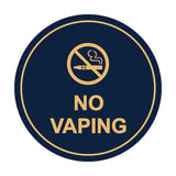 Signs ByLITA Circle No Vaping Sign