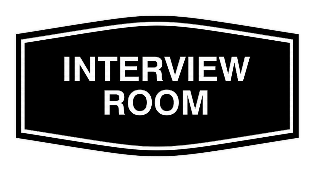 Signs ByLITA Fancy Interview Room Sign – All Quality