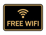 Signs ByLITA Classic Framed Free Wifi Sign