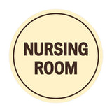 Signs ByLITA Circle Nursing Room Sign