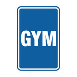 Portrait Round Gym Sign