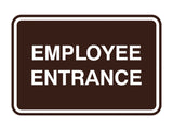 Signs ByLITA Classic Framed Employee Entrance Sign