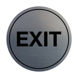 Signs ByLITA Circle Exit Sign