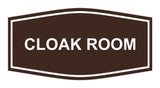 Signs ByLITA Fancy Cloak Room Sign