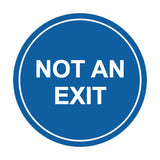 Signs ByLITA Circle Not An Exit Sign