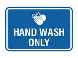 Signs ByLITA Classic Framed Hand Wash Only Sign