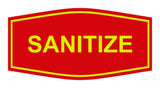 Signs ByLITA Fancy Sanitize Sign