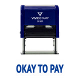 Okay To Pay Self Inking Rubber Stamp