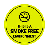 Signs ByLITA Circle This Is A Smoke Free Environment Sign