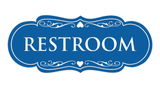 Designer Restroom Sign