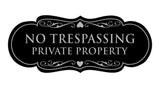 Signs ByLITA Designer No Trespassing Private Property Sign