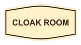 Signs ByLITA Fancy Cloak Room Sign