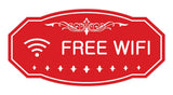 Victorian Free Wifi Sign