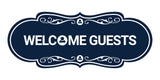 Designer Welcome Guests Wall or Door Sign