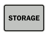 Lt Gray Signs ByLITA Classic Framed Storage Sign