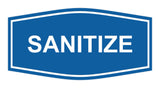 Signs ByLITA Fancy Sanitize Sign