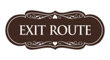 Signs ByLITA Designer Exit Route Sign