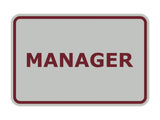 Signs ByLITA Classic Framed Manager
