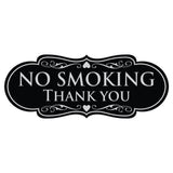 Designer NO SMOKING Thank You Sign