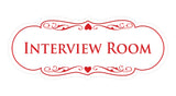 Signs ByLITA Designer Interview Room Sign