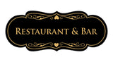 Signs ByLITA Designer Restaurant & Bar Sign