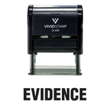 EVIDENCE Self Inking Rubber Stamp