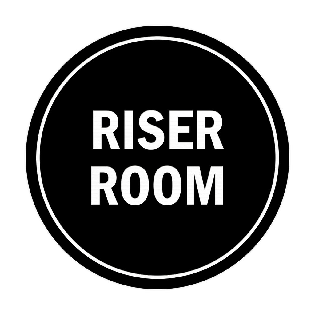 Signs ByLITA Circle Riser Room Sign – All Quality