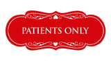 Signs ByLITA Designer Patients Only Sign