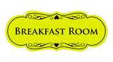 Signs ByLITA Designer Breakfast Room Sign