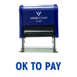 Ok To Pay Self Inking Rubber Stamp