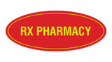 Signs ByLITA Oval RX Pharmacy Sign