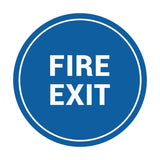 Signs ByLITA Circle Fire Exit Sign