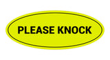 Signs ByLITA Oval Please Knock Sign