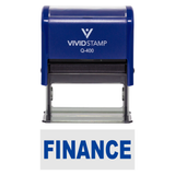 Finance Self-Inking Office Rubber Stamp