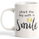 Start The Day With A Smile Coffee Mug
