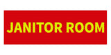 Signs ByLITA Basic Janitor Room Sign