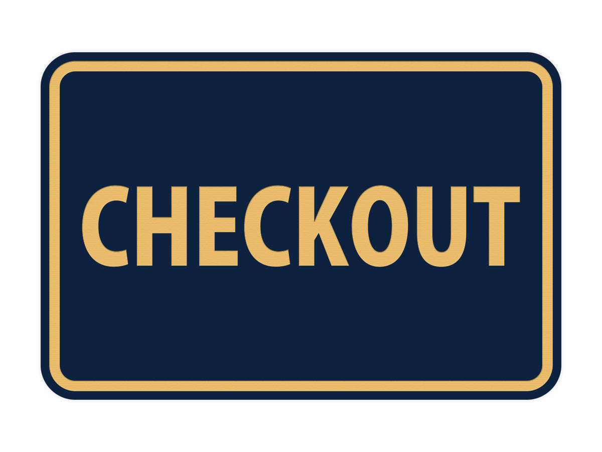 Signs ByLITA Classic Checkout Sign