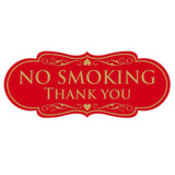 Designer NO SMOKING Thank You Sign
