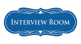 Signs ByLITA Designer Interview Room Sign
