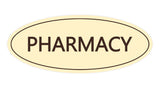 Signs ByLITA Oval Pharmacy Sign