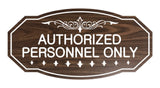 Signs ByLITA Victorian Authorized Personnel Only Sign