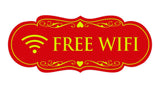 Signs ByLITA Designer Free Wifi Sign