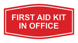 Signs ByLITA Fancy First Aid Kit in Office Sign