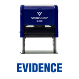 EVIDENCE Self Inking Rubber Stamp