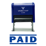 Paid Self Inking Rubber Stamp
