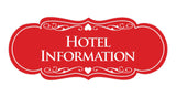 Signs ByLITA Designer Hotel Information Sign